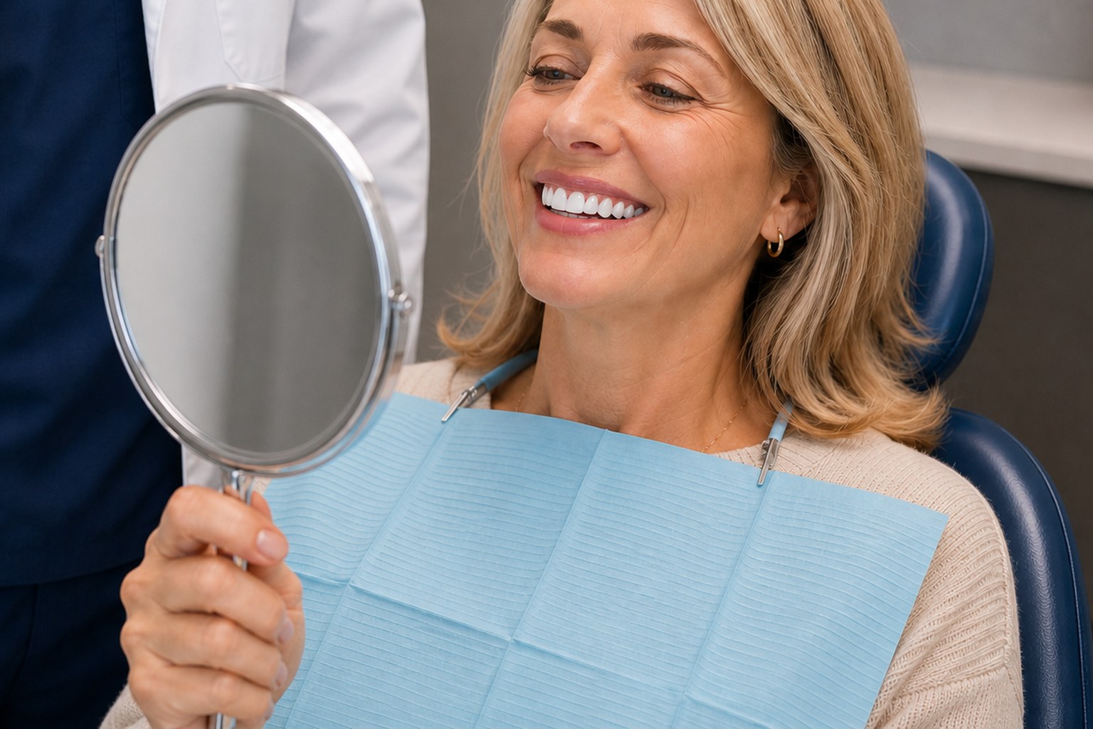 Teeth whitening procedure at Crestwood Dental Clinic